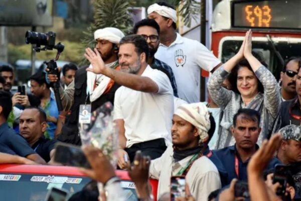Rahul Gandhi Leads Opposition's Mega Rally at Mumbai's Shivaji Park Today; Joined by Sharad Pawar and MK Stalin