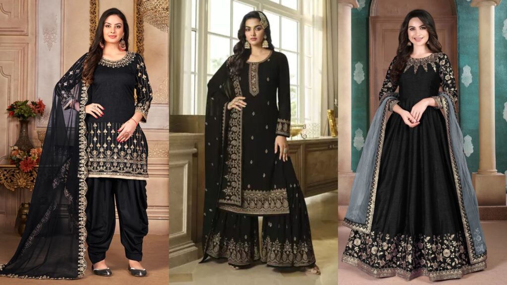 New Punjabi Black Suit Designs