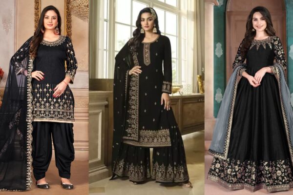 New Punjabi Black Suit Designs