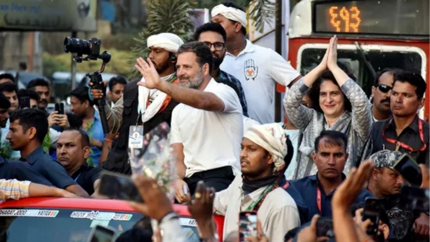 Rahul Gandhi Leads Opposition's Mega Rally at Mumbai's Shivaji Park Today