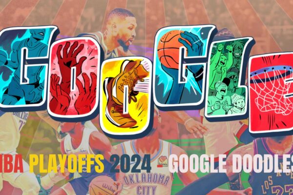 Slam Dunk Celebration: Google Doodle Honors NBA Playoffs 2024 Launch