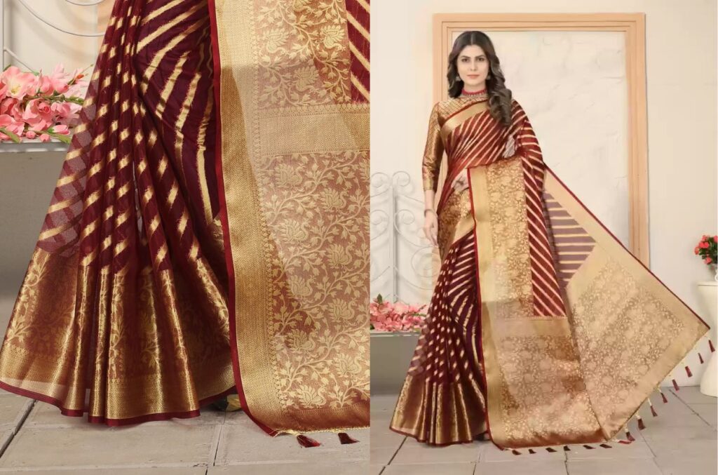 Master Draping an Organza Saree in Just 5 Minutes with These Tips and Tricks