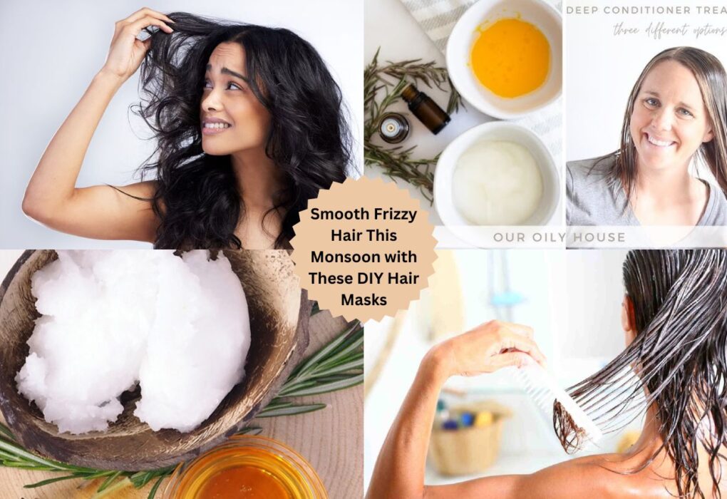 Smooth Frizzy Hair This Monsoon with These DIY Hair Masks